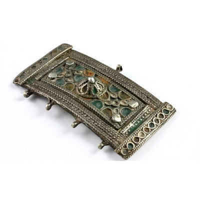 Enameled Berber pendant, Antique