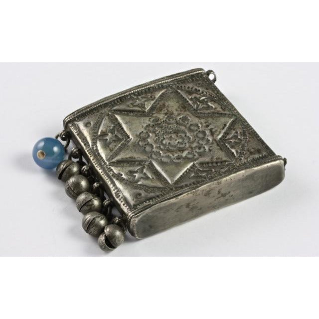Star of David Silver Box Pendant, Antique, N. Africa