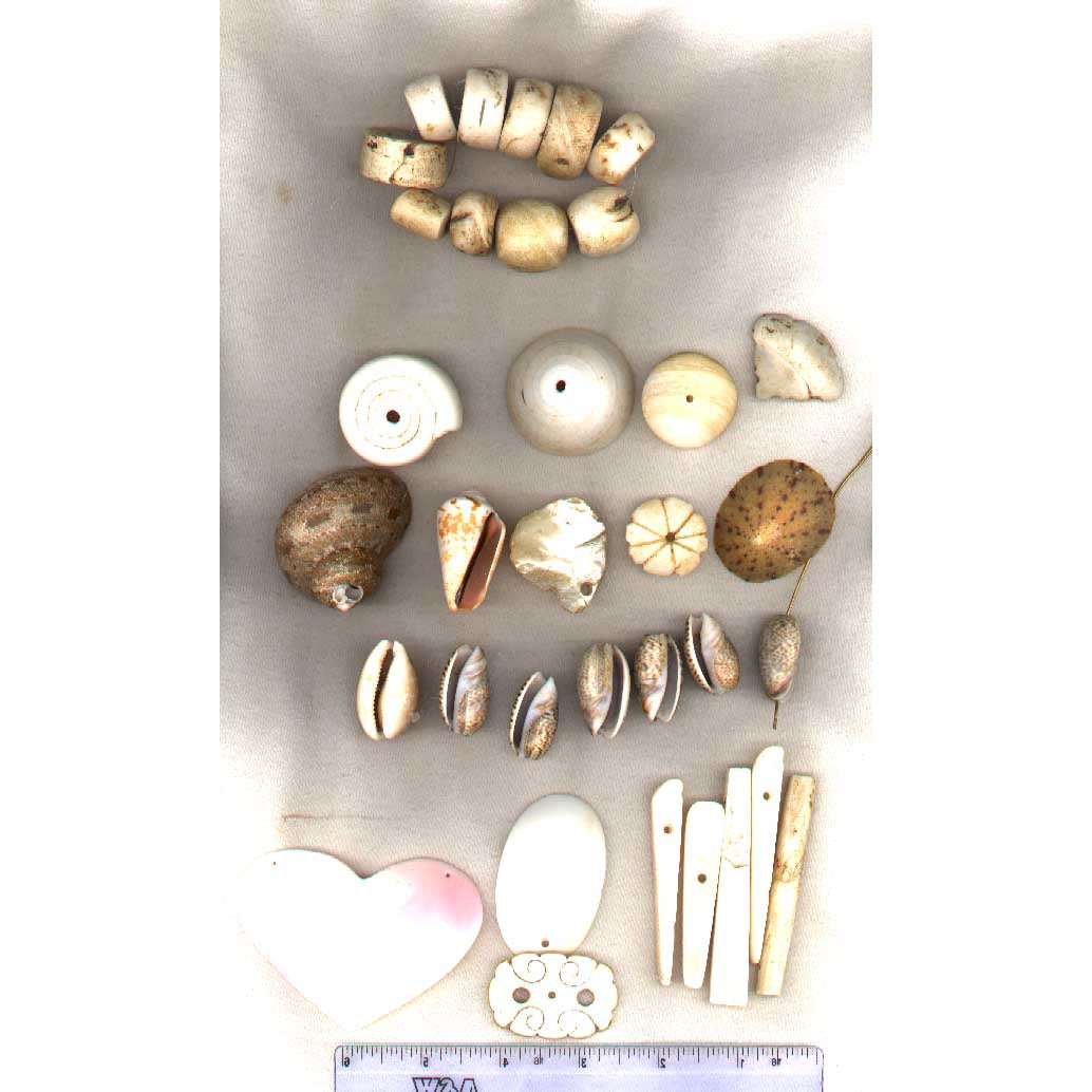 Sinu shell beads, Colombia