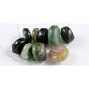 Green, Pink and Black Tourmaline beads, Antique