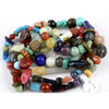 Collection of Mixed Stone Beads, Various Shapes, Vintage