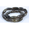 Gray Agate Beads, with Brown Markings, Old, India -