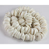 White Polished Conus Shell Beads, Hawaii