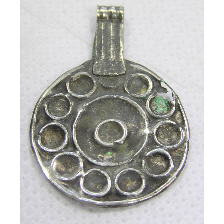 Sirouan Silver Pendant, Morocco - P527