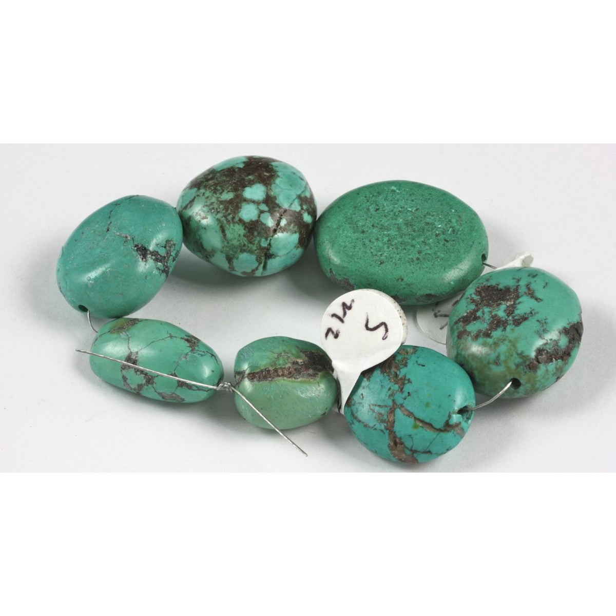 Tibetan Turquoise Beads, Antique