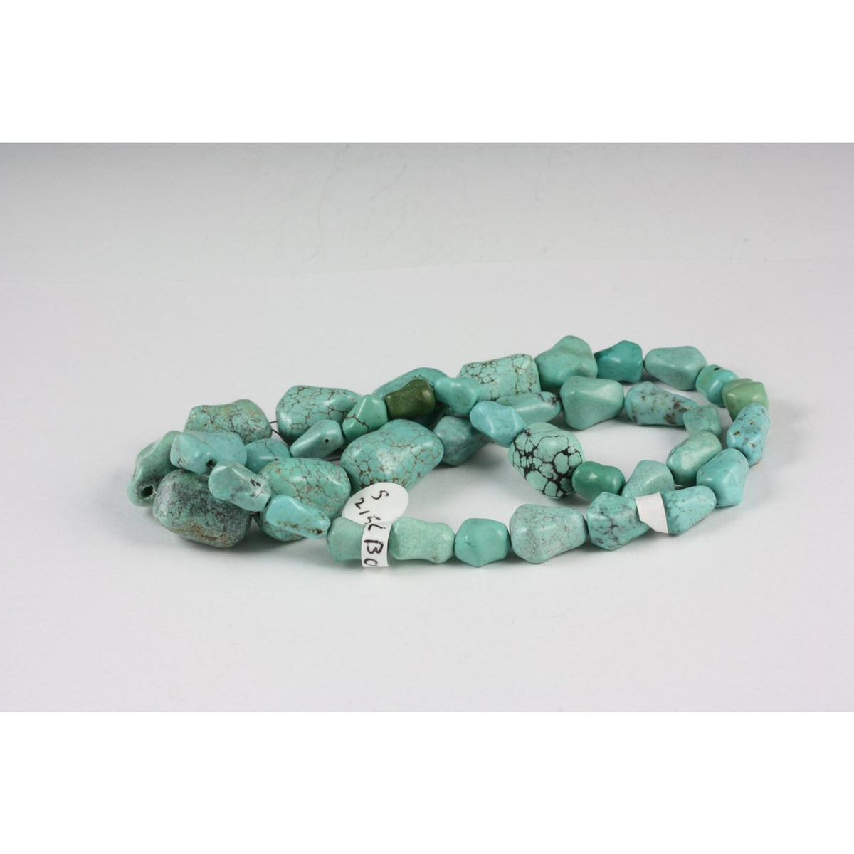 Chunky, Veined, Light Blue Chinese Turquoise, Antique 