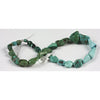 Turquoise Beads, Antique, Mixed Blue Green